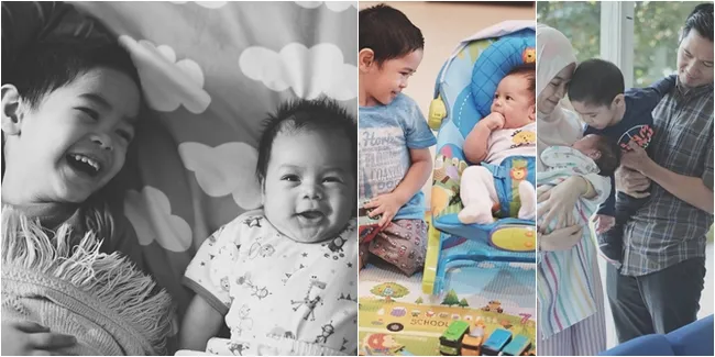 FOTO: Kebersamaan Manis Rendra - Malik, Dua Putra Alyssa dan Dude