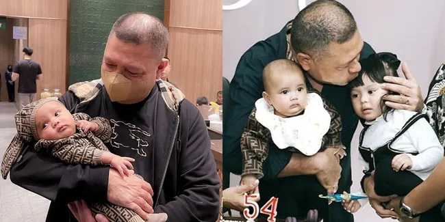 Foto Kebersamaan Raul Lemos dengan Ameena dan Azura yang Gemas Banget, Avo Sayang Dua Cucu Cantiknya