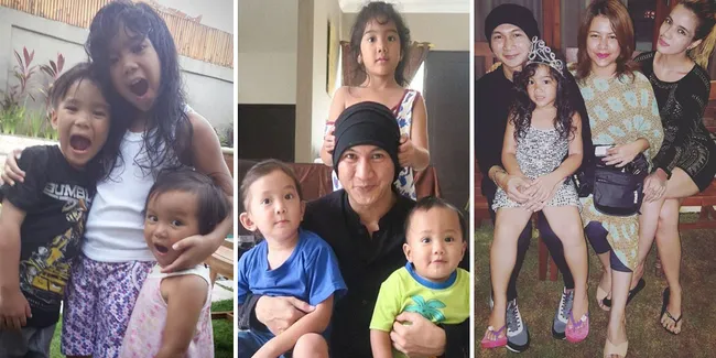 FOTO: Kedekatan Anak Anji - Sheila Marcia Leticia & Adik-Adiknya