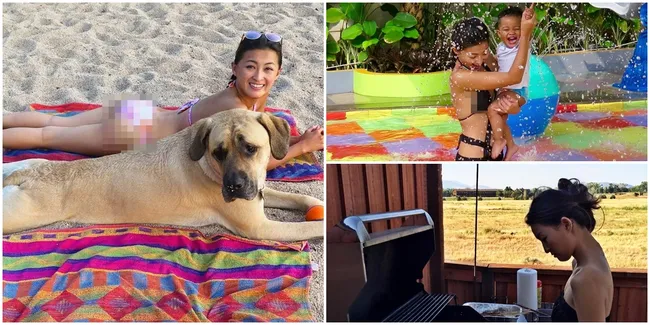 FOTO: Kehidupan Chef Priscil di New York, Masak-Liburan Berbikini