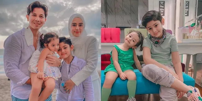 Foto Kekompakan King Faaz dan Queen Eijaz Anak-Anak Fairuz A Rafiq, Kakak Adik Punya Visual Menggemaskan