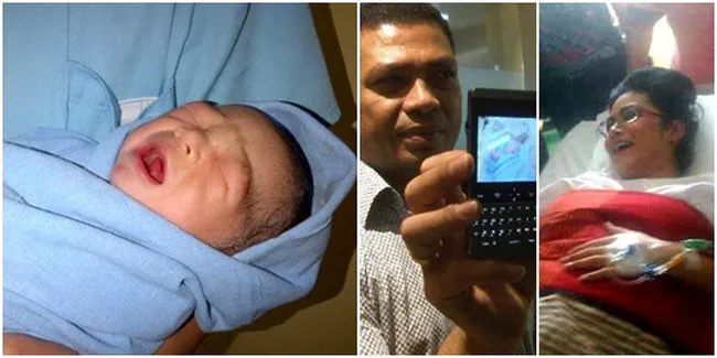 Foto Kelahiran Anak Krisdayanti - Kellen Alexander Lemos
