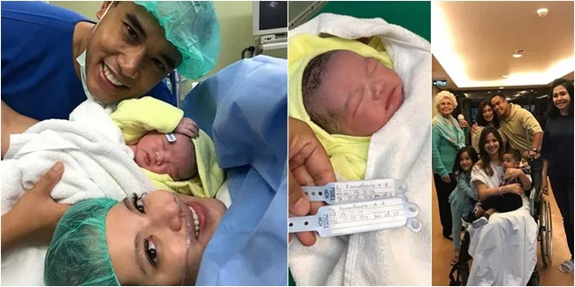 FOTO: Kelahiran Magika Zalardi Bakrie, Anak Ketiga Nia Ramadhani
