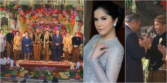FOTO Keluarga SBY di Nikahan Kahiyang, Annisa Tampil Super Cantik