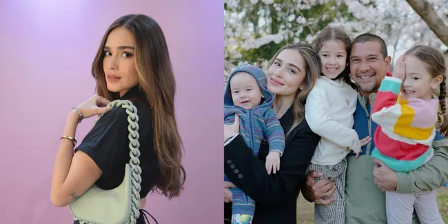 Foto Keluarga Visual Yasmine Wildblood dan Abi Yapto yang Beda 18 Tahun, Tiga Anaknya Berwajah Bule