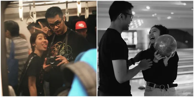 FOTO Kencan Febby Rastanty & Pacar, Lihat Coldplay - Main Bowling