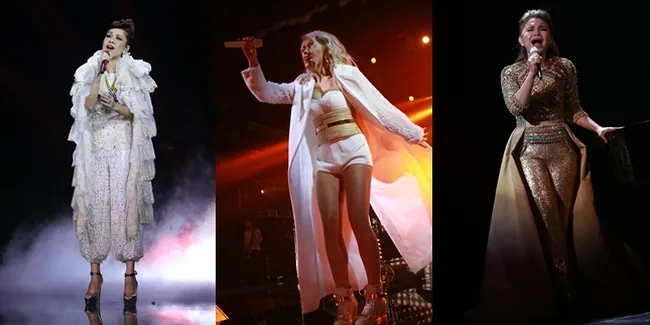 FOTO: Ketika 3 Penyanyi Adu Cantik Paradekan Kostum Mewah!