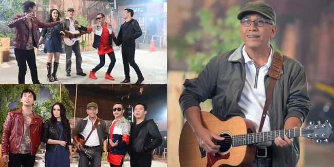 FOTO: Ketika Iwan Fals 'Mesra' Bersama Ariel NOAH & Musisi Muda