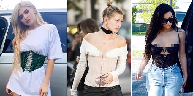 FOTO: Ketika Korset Jadi Tren Baru Fashion Seleb Hollywood, Keren