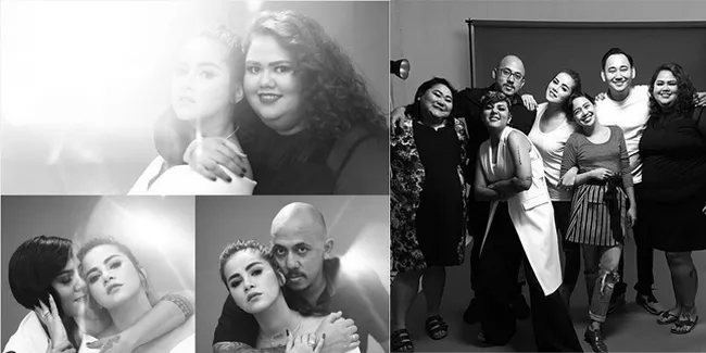 FOTO: Kompak! Olla Ramlan Jalani Pemotretan Bareng The Ramlan