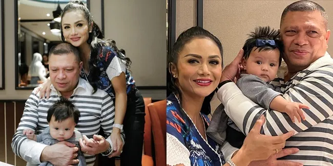 Foto  Makan Malam Bareng Anak dan Cucu, Ameena Nempel Terus Sama Raul Lemos