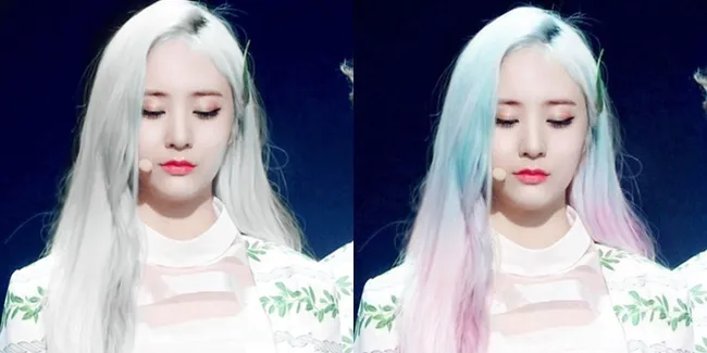 Foto Krystal Diedit Dengan Banyak Warna Rambut, Netizen Terpukau