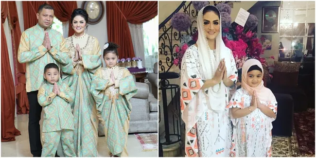 FOTO: Lebaran Keluarga Krisdayanti, Dari Bali Sampai Timor Leste
