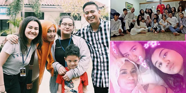 FOTO: Lebaran, Zahwa - Aaliyah Massaid Temui Ibu Kandung & Tiri