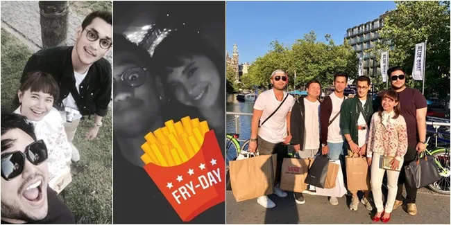 FOTO Liburan Afgan - Rossa di Eropa, Bareng Rombongan Tapi Manis