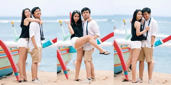 FOTO: Liburan Bareng ke Bali, Joshua & Clairine Clay Makin Nempel