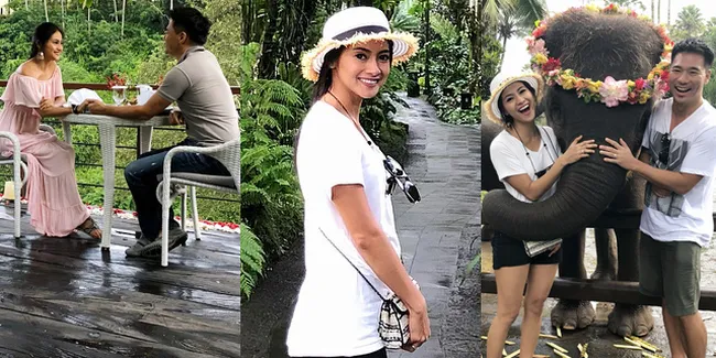 FOTO: Liburan Ceria & Romantis Rini Yulianti Bareng Suami di Bali