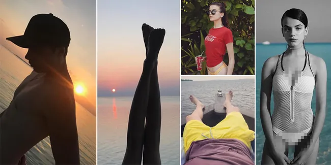 FOTO: Liburan di Maldives, Brooklyn Beckham & Sonia Balikan?