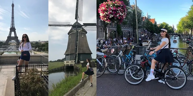 FOTO Liburan Keliling Eropa, Ternyata Zaskia Gotik Ditemani Pacar