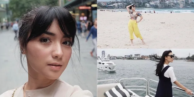 FOTO: Liburan Seru Citra Kirana, Main di Pantai Hingga Naik Kapal