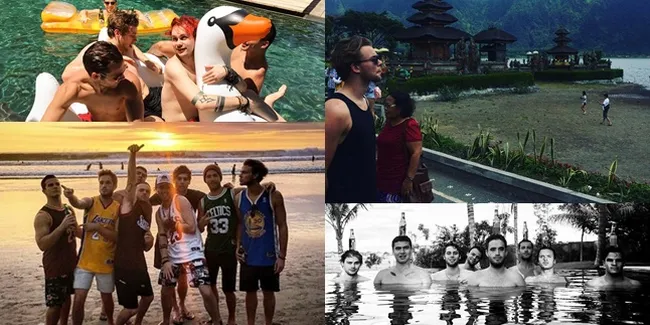 FOTO: Liburan Seru Tahun Baru 5 Seconds Of Summer di Bali