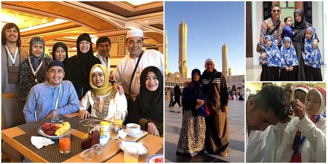 FOTO: Liburan Singkat, Irfan Hakim Manfaatkan Untuk Pergi Umrah