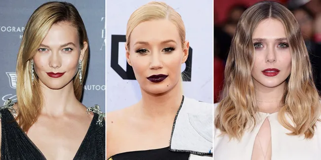 FOTO: Lipstik Gelap Bikin Selebriti Ini Makin Cantik & Menggoda!