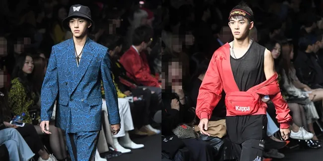 FOTO: Lucas NCT Pamerkan Gaya Muda Banget di Runway Fashion Week