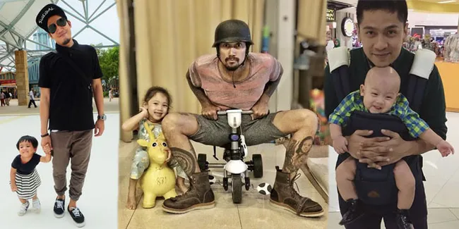 FOTO: Lucunya, Ketika Para Selebriti Berpose Bareng Anak-Anaknya