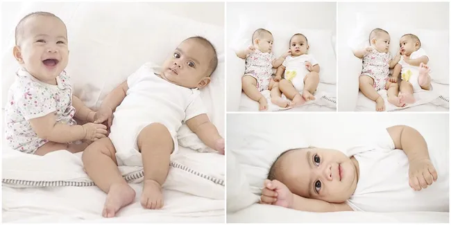 FOTO: Lucunya Putra Ayudia Main Bareng Anak Jennifer Arnelita