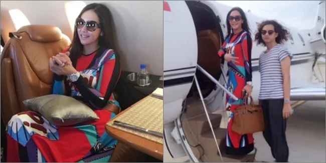 FOTO: Maia Estianty & Dul Naik Jet Pribadi, Dananya Ratusan Juta!