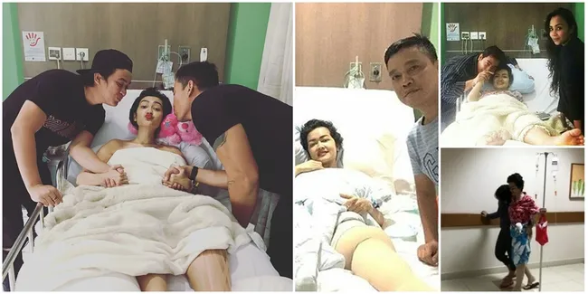 FOTO: Masih Dirawat di RS, Kaki Julia Perez Bengkak & Susah Jalan