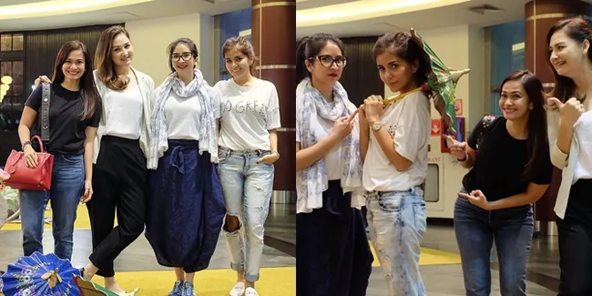 FOTO Meetup Geng Mama Cantik Awet Muda Mona Ratuliu - Ersa Mayori