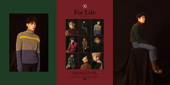 FOTO: Mempesona, EXO Rilis Foto Teaser Untuk Album Musim Dingin