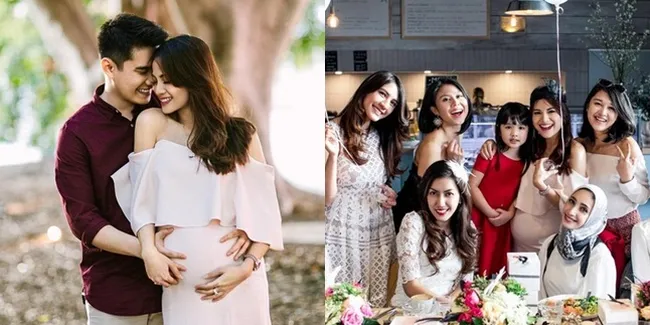 FOTO: Mesra Dengan Suami, Begini Acara Baby Shower Acha Septriasa