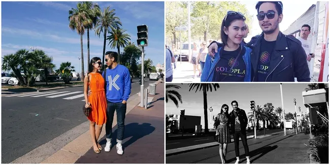 FOTO: Mesra, Jeje & Syahnaz Liburan Bareng Keluarga di Prancis