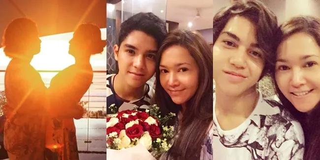 Foto Mesra Maia Estianty Bareng Al, El, Dul, Tahun Baru Romantis!