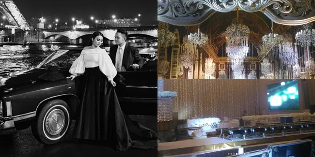 FOTO: Mewah dan Megah, Begini Dekorasi Resepsi Momo Geisha & Reza