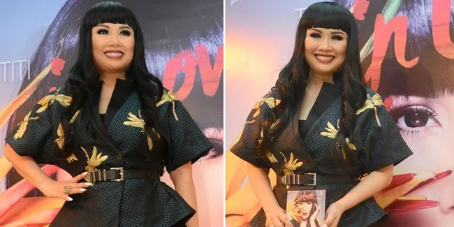 FOTO: Modis Dengan Rambut Berponi, Titi DJ Tampil Bak Katy Perry