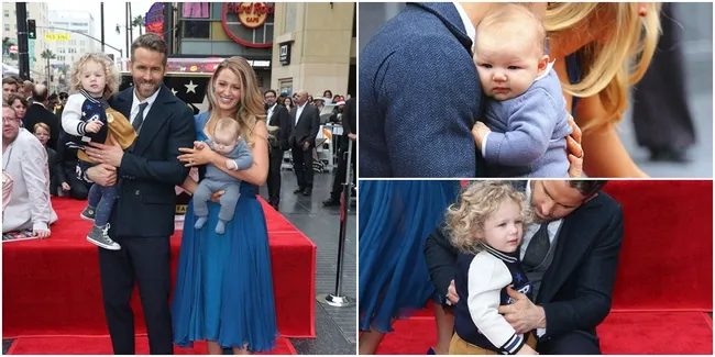 FOTO Momen Langka Ryan Reynolds Bawa Istri & Anak di Depan Publik