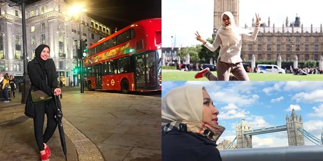 FOTO: Momen Liburan Laudya Cynthia Bella di London, Cantik Alami