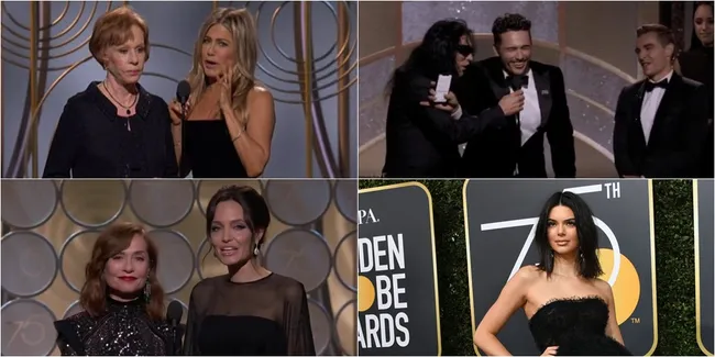 FOTO: Momen Lucu & Menarik di Golden Globes 2018, Apa Saja Sih?