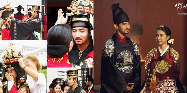 FOTO: Momen Manis di Balik 'Pernikahan' Changmin - Kim So Eun