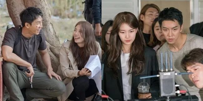 FOTO: Momen Manis Lee Seung Gi & Suzy yang Serasi & Romantis saat Syuting 'VAGABOND'