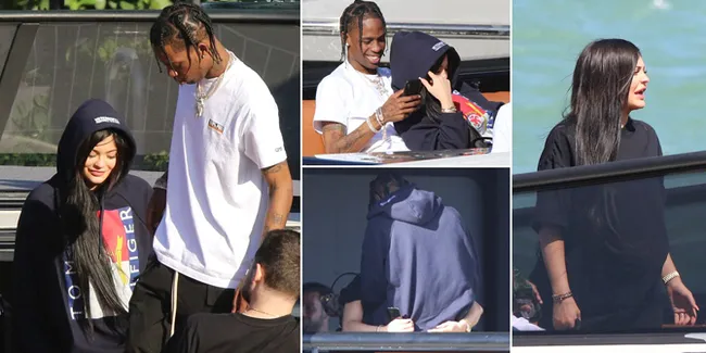 FOTO: Momen Mesra Manja Kylie Jenner & Travis Scott di Miami