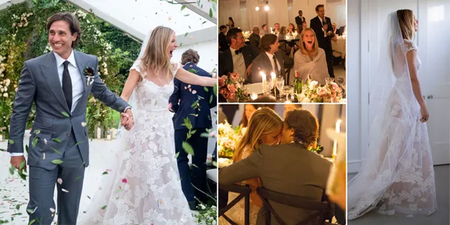 FOTO: Momen Romantis di Pernikahan Gwyneth Paltrow & Brad Falchuk