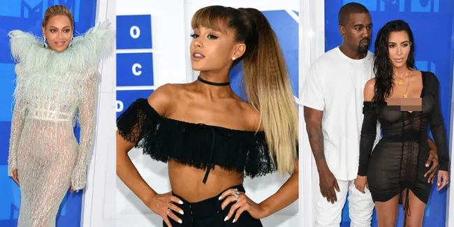 FOTO: Musisi & Seleb Hollywood Hadiri Red Carpet VMA 2016