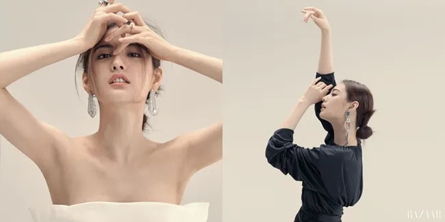 FOTO: Nana Tampil Cantik & Elegan di Pemotretan Harper's Bazaar