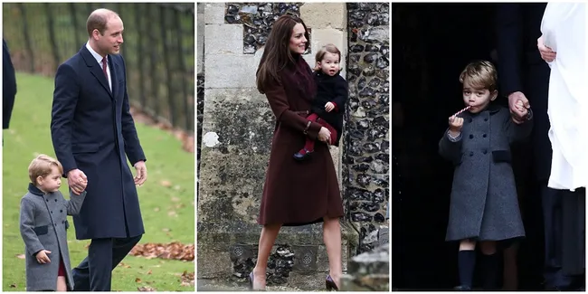 FOTO: Natal, Pangeran George - Princess Charlotte Jadi Perhatian!