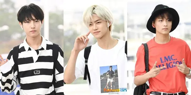 Foto NCT Dream Menuju Indonesia, di Bandara Saja Sudah Tunjukkan Ketampanan